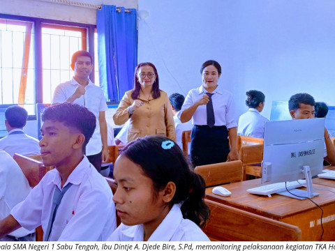 SMA Negeri 1 Sabu Tengah Gelar Tes Kompetensi Akademik (TKA)