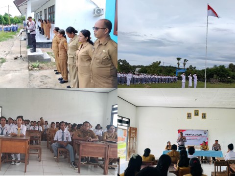 Upacara Bendera dan Sosialisasi Kamtibmas Program Polisi Mas