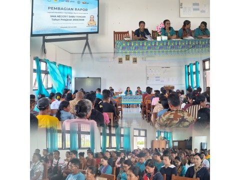 PEMBAGIAN RAPOR SEMESTER GENAP TAHUN PELAJARAN 2025/2026 DI