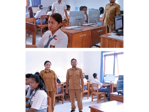 SMAN 1 Sabu Tengah Gelar Gladi Bersih Tes Kemampuan Akademik