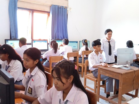 HARI TERAKHIR PELAKSANAAN TES KEMAMPUAN AKADEMIK DI SMAN 1 S